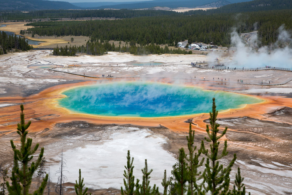 And another one of the Grand Prismatic Spring