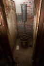One of the womens toilets. Love that tank.
