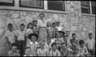 Aged 6 years, 11 months, 20 days.
May 9, 1949.
First grade class.
Front row - J. R. Sparks, William 'Duck' Menzies, Orville Wright??, Sam Short, Patrick Higgins, Carylon Williamson, Chapman boy???, Donald Roberts.
Second Row - Sandra Sue Smith, Mike Wheeler, Dephane Wilkerson, Harvey Ray Low, Mary Jane Doll, unknown boy, Jim Bob Hodges.
Third row - Sydney 'skunk' Flutch, Scott Waddell, unknown girl, unknown girl, teacher Mrs Hilley, Nancy Frazier, Sie Rhea Ellis, Gayla Miller.