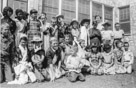 Aged 10 years, 11 months, 2 days
May 15, 1953.
Fifth grade class - Miss Louise Alexander teacher.
Front row - Allan Amos, George Bean, Carlton Pearl, Donna Jean Smith, Nellie Wright, Sandra Sue Smith, unknown little boy in front, Sally Gainer(with glasses), Jouce Davis??l, Melinda Mears, Sunda Callan, Patrick Higgins, William 